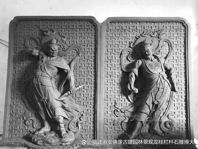 BD半岛入口石雕哼哈二将在宗祠中的粉饰意义(图5)